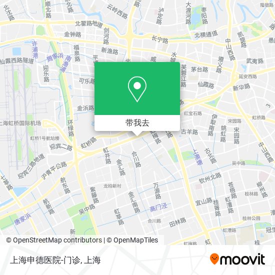 上海申德医院-门诊地图