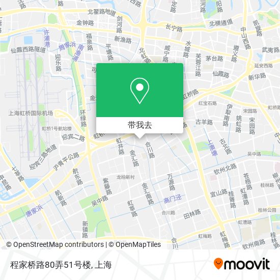 程家桥路80弄51号楼地图