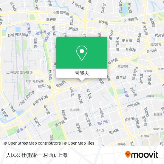 人民公社(程桥一村西)地图