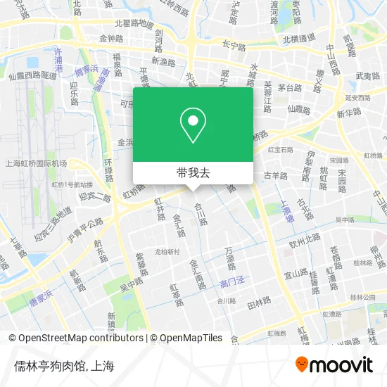 儒林亭狗肉馆地图