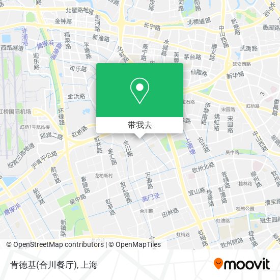 肯德基(合川餐厅)地图