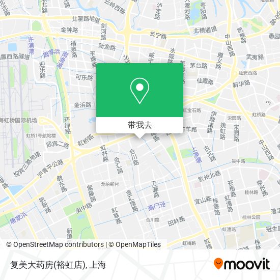 复美大药房(裕虹店)地图