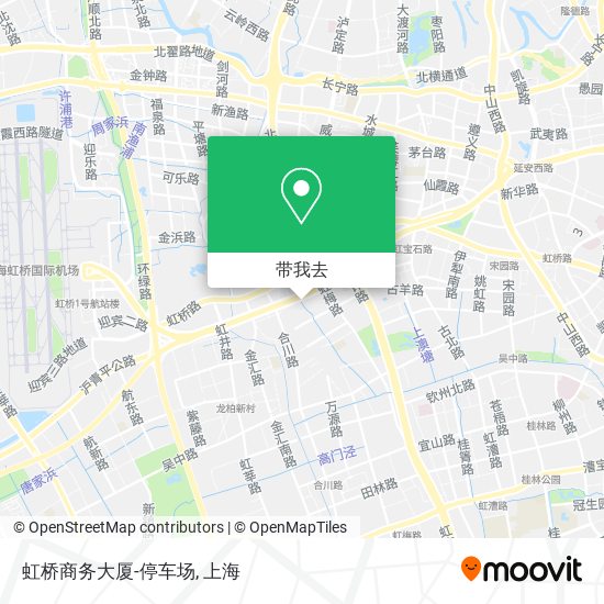虹桥商务大厦-停车场地图
