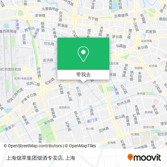 上海烟草集团烟酒专卖店地图