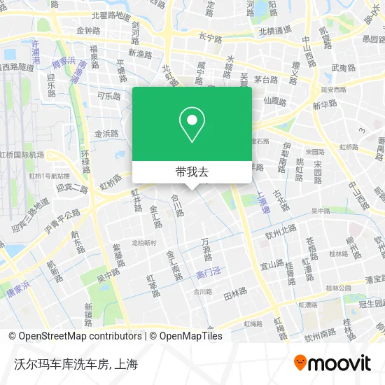 沃尔玛车库洗车房地图
