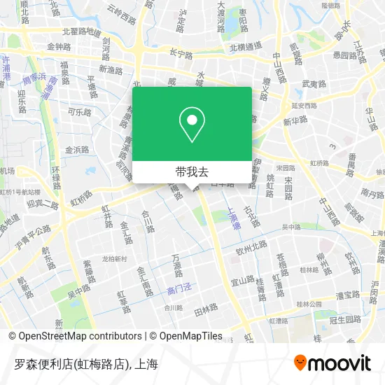 罗森便利店(虹梅路店)地图
