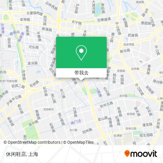 休闲鞋店地图