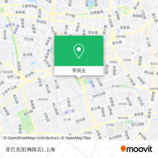 星巴克(虹梅路店)地图