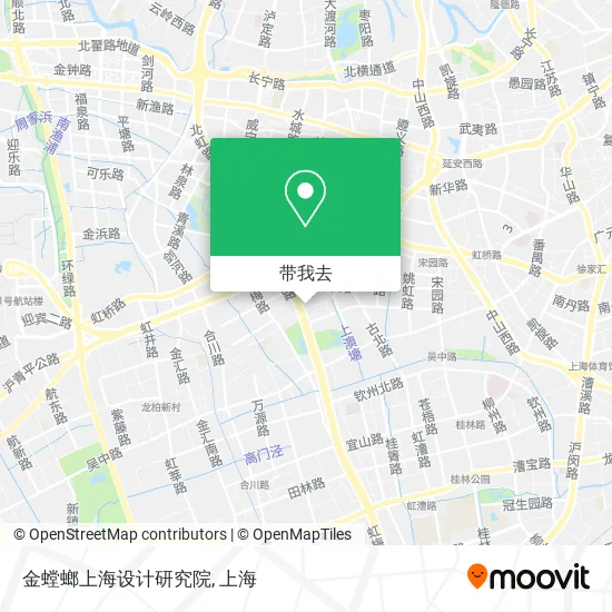 金螳螂上海设计研究院地图