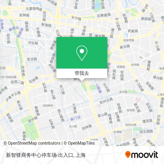 新智驿商务中心停车场-出入口地图