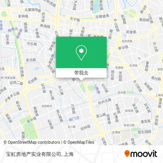宝虹房地产实业有限公司地图