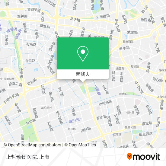 上哲动物医院地图