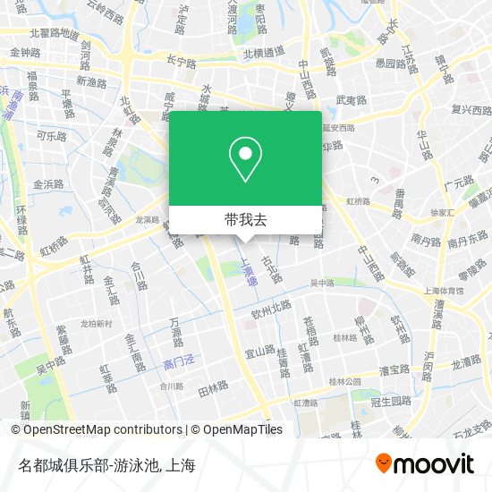 名都城俱乐部-游泳池地图