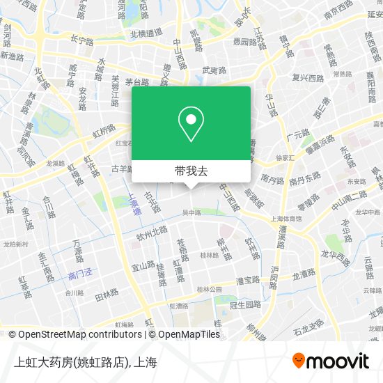 上虹大药房(姚虹路店)地图