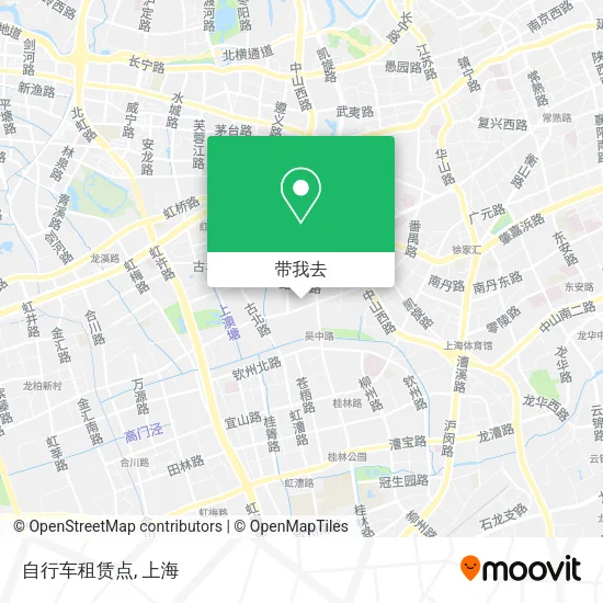 自行车租赁点地图