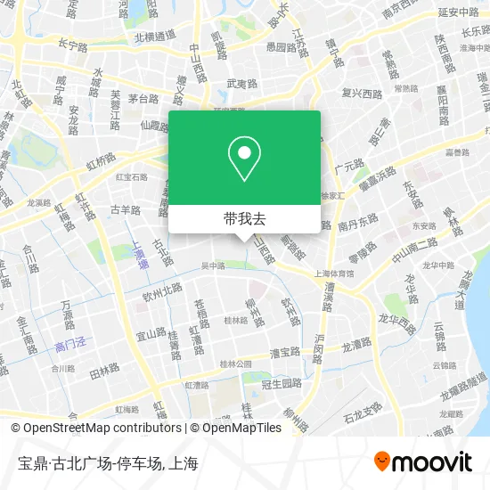 宝鼎·古北广场-停车场地图