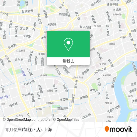 青月便当(凯旋路店)地图