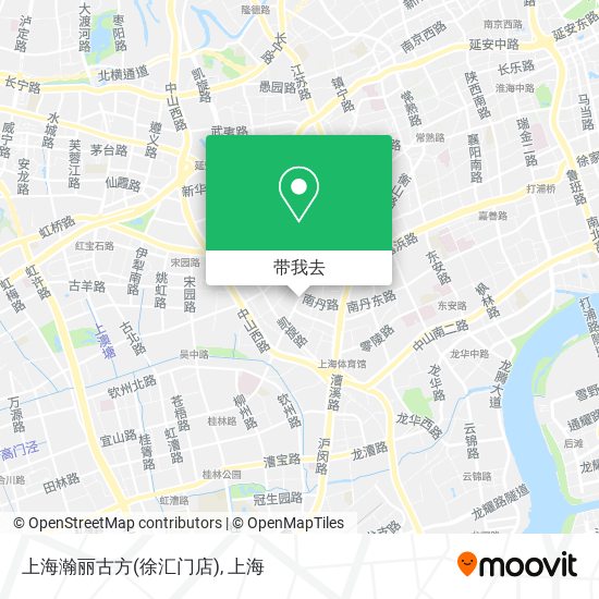 上海瀚丽古方(徐汇门店)地图