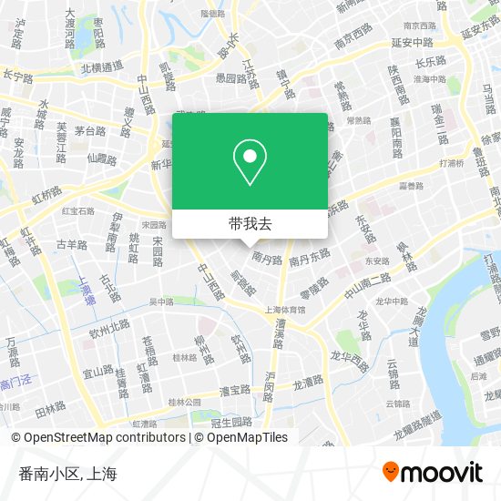 番南小区地图