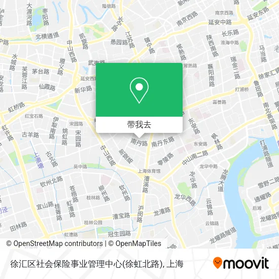 徐汇区社会保险事业管理中心(徐虹北路)地图