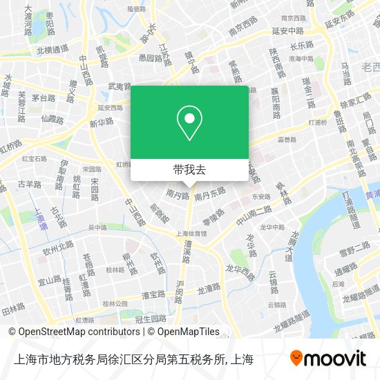上海市地方税务局徐汇区分局第五税务所地图