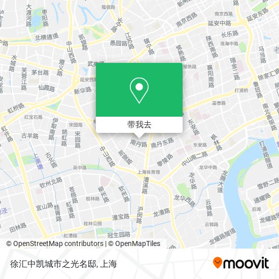 徐汇中凯城市之光名邸地图