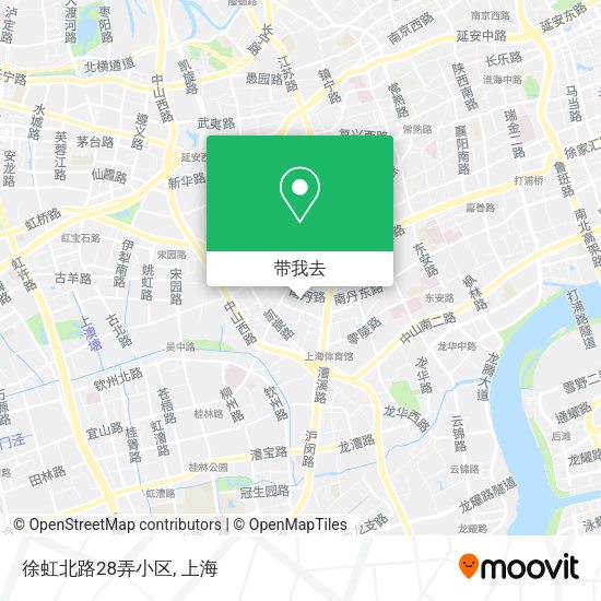 徐虹北路28弄小区地图