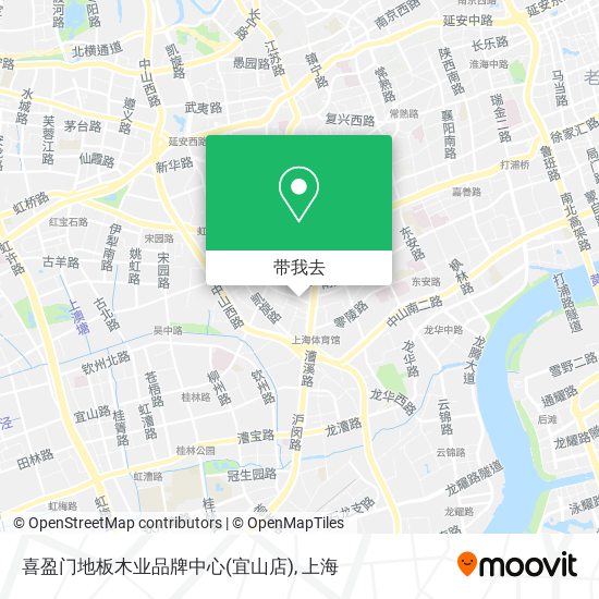 喜盈门地板木业品牌中心(宜山店)地图