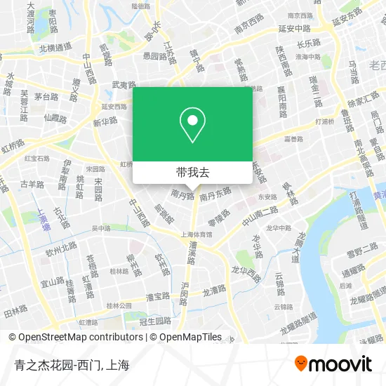 青之杰花园-西门地图