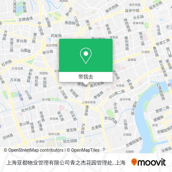 上海亚都物业管理有限公司青之杰花园管理处地图