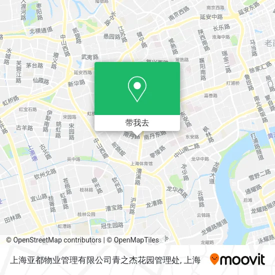 上海亚都物业管理有限公司青之杰花园管理处地图