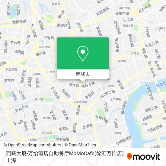 西藏大厦-万怡酒店自助餐厅MoMoCafe(徐汇万怡店)地图