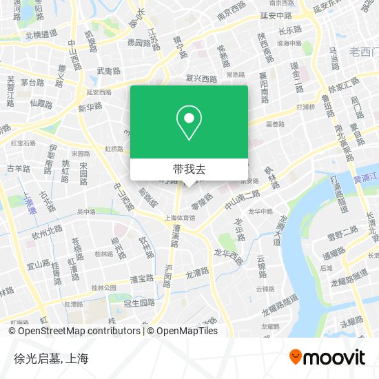 徐光启墓地图