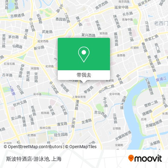 斯波特酒店-游泳池地图
