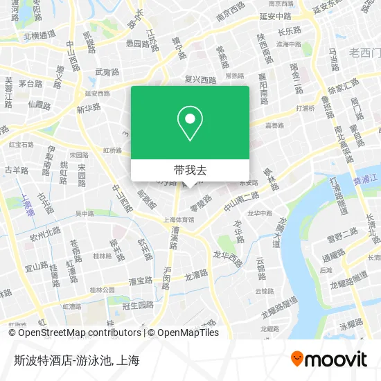 斯波特酒店-游泳池地图