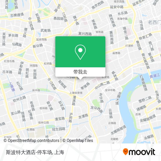 斯波特大酒店-停车场地图