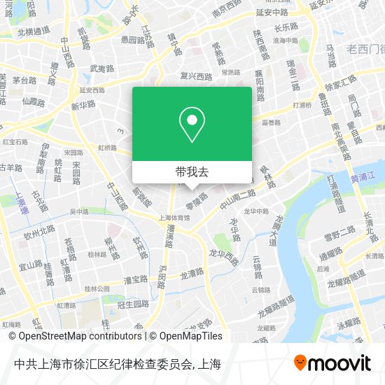 中共上海市徐汇区纪律检查委员会地图