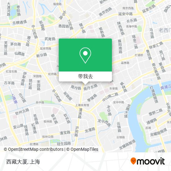 西藏大厦地图