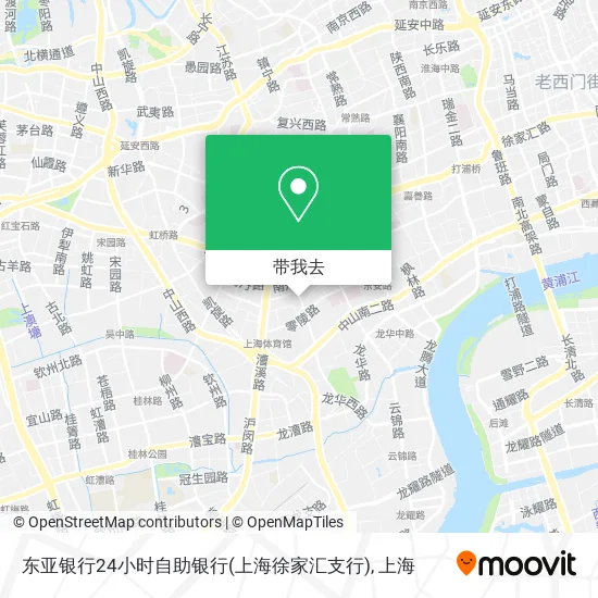 东亚银行24小时自助银行(上海徐家汇支行)地图