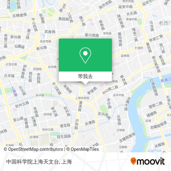 中国科学院上海天文台地图
