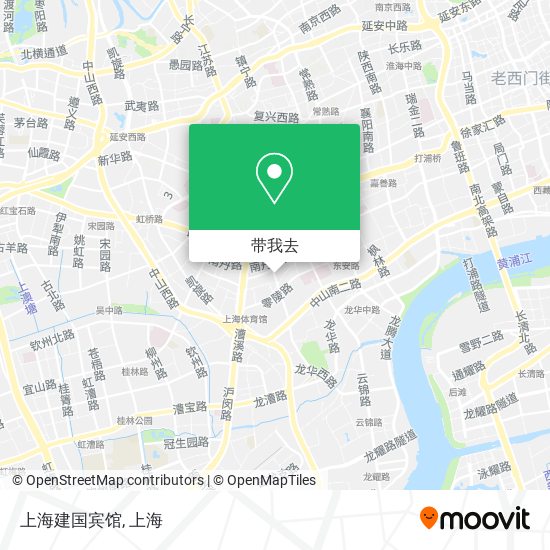 上海建国宾馆地图