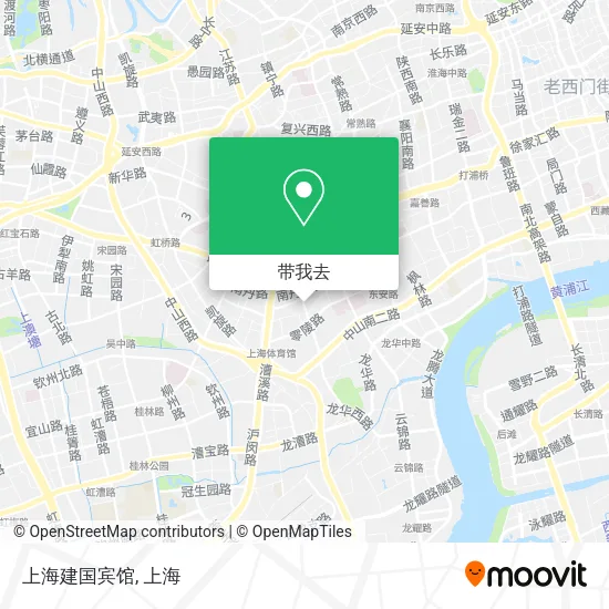 上海建国宾馆地图