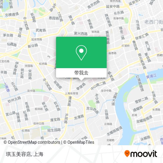 琪玉美容店地图