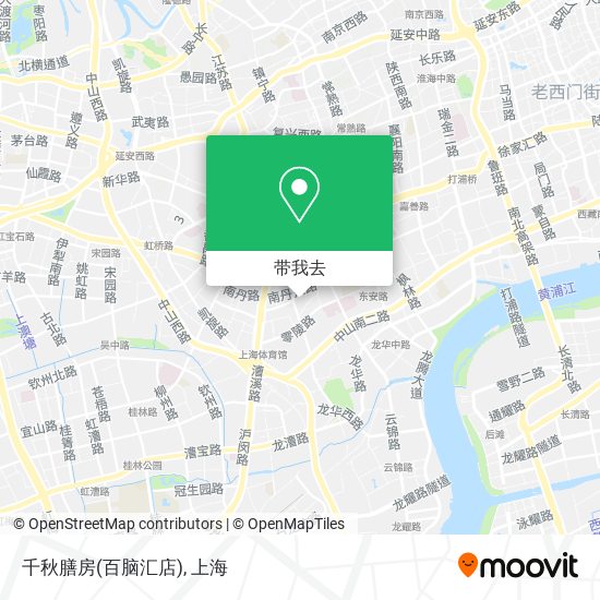 千秋膳房(百脑汇店)地图