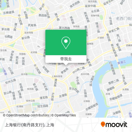 上海银行(南丹路支行)地图
