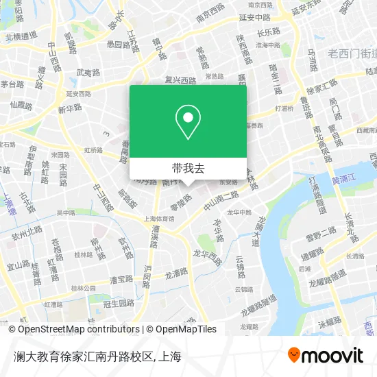 澜大教育徐家汇南丹路校区地图