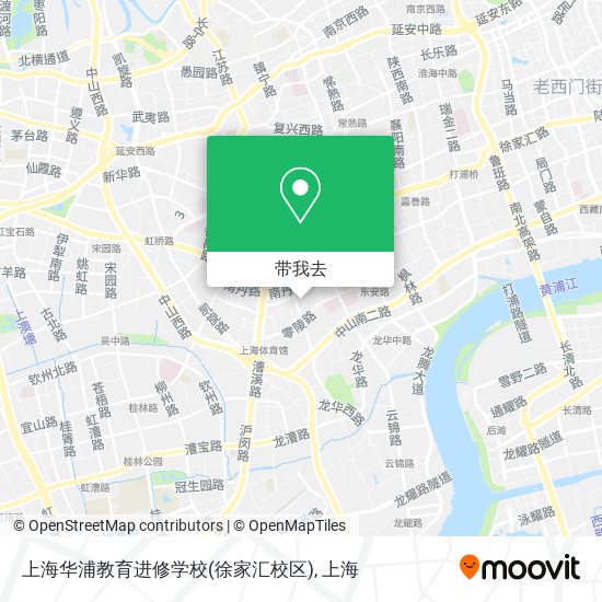 上海华浦教育进修学校(徐家汇校区)地图