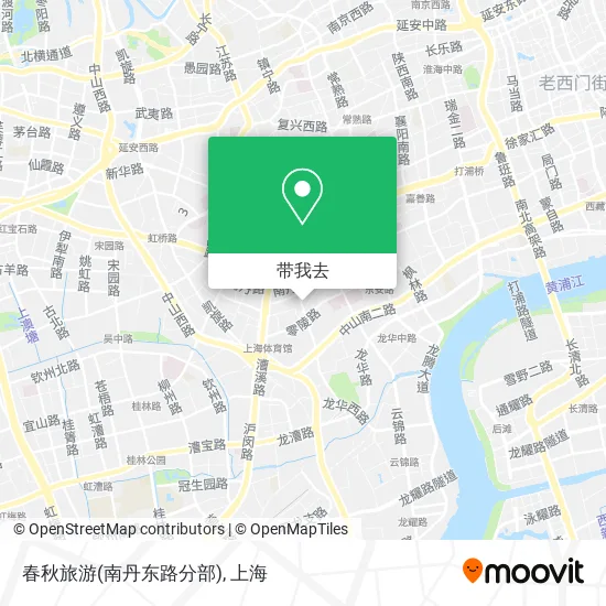 春秋旅游(南丹东路分部)地图