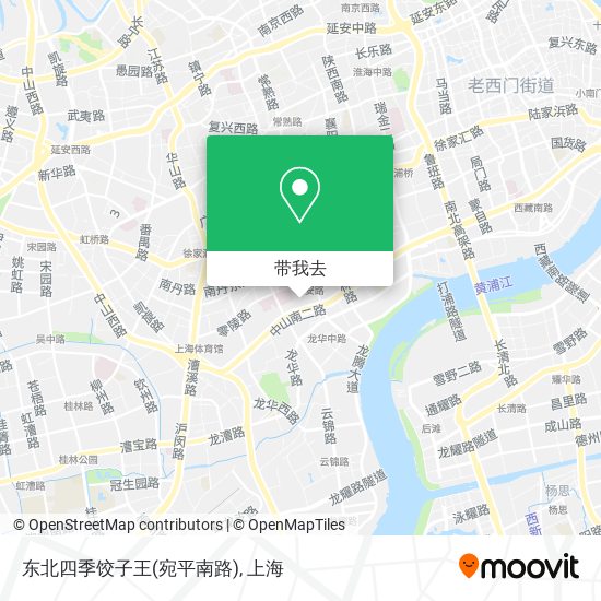 东北四季饺子王(宛平南路)地图