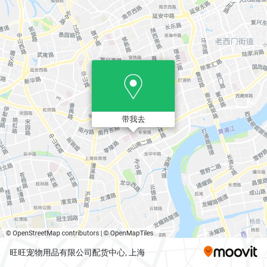 旺旺宠物用品有限公司配货中心地图